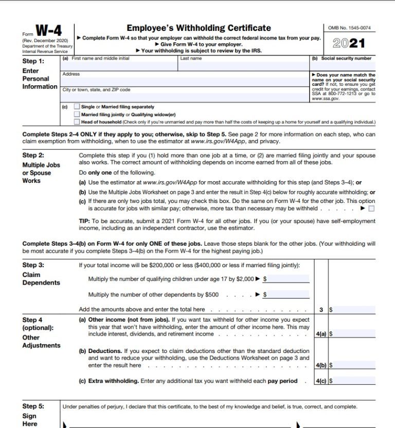 W4 vs. W2 Forms - What's the Difference and How to Use Them?